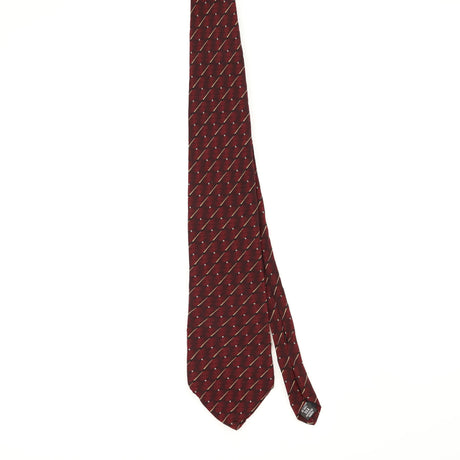 Front Front of Vintage Bill Blass Geometric Patterned Tie