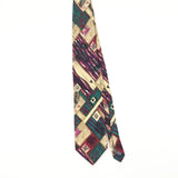 Front of Vintage 1990's Jos. A. Bank Abstract Patterned Tie