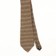 Front Front Detail of Vintage 1990's Bill Blass Waves Geometric Patterned Tie
