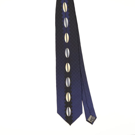 Front of Vintage 1990's Geometric Patterned Tie