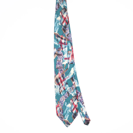 Front Front of Vintage 1990's Abstract Patterned Tie