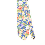Front Detail of Vintage 1980's Floral Patterned Tie