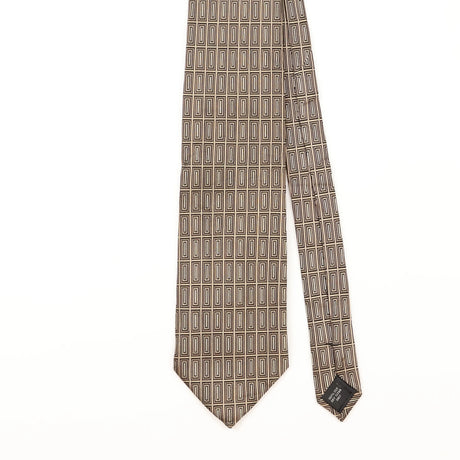 Front Detail of Vintage Pierre Cardin Geometric Patterned Tie