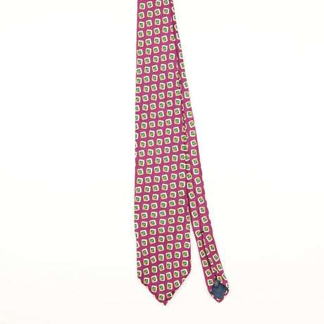 Front of Vintage Geometric Patterned Tie
