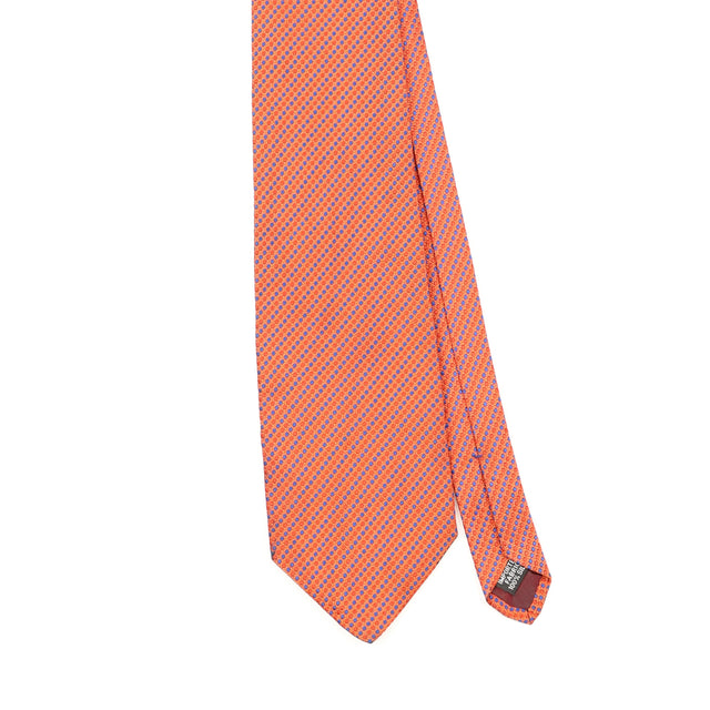 Front Front Detail of Vintage 1990's Geoffrey Beene Geometric Patterned Tie