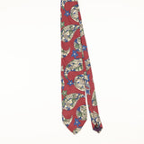 Front of Vintage 1990's Kuppenheimer Abstract Patterned Tie