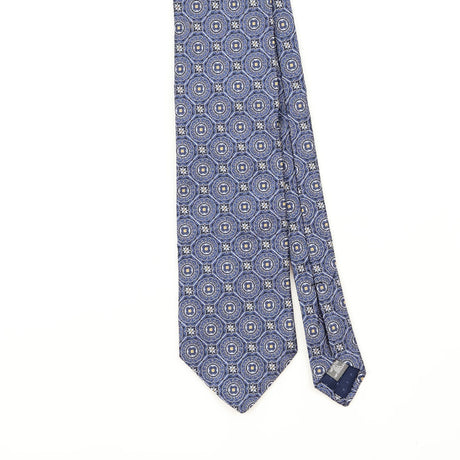 Front Front Detail of Vintage Saks Fifth Avenue Geometric Patterned Tie