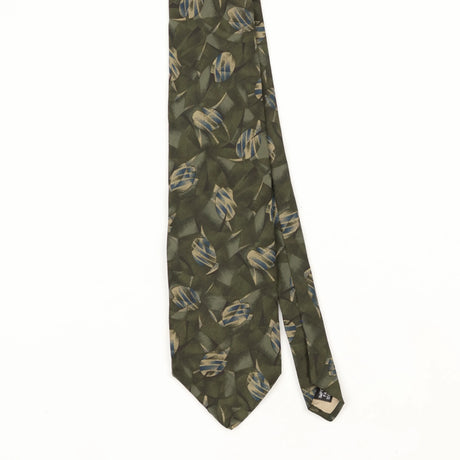 Front Front Detail of Vintage 1990's Van Heusen Abstract Patterned Tie