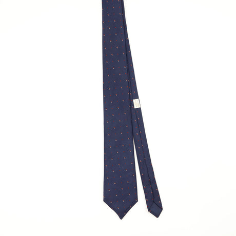 Front Front of Vintage 1980's Austin Reed Polka Dot Patterned Tie