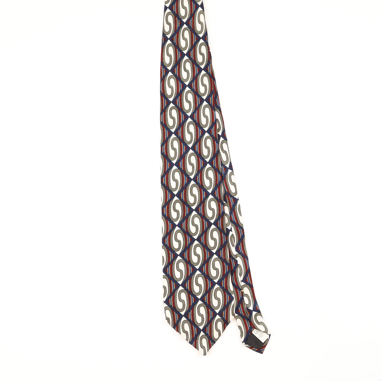 Front of Vintage 1990's Wembley Geometric Patterned Tie