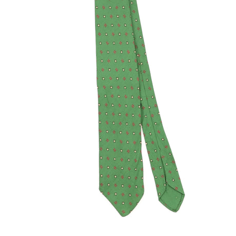 Front Front Detail of Vintage 1980's Tootal Geometric Patterned Tie
