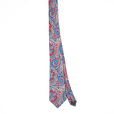 Front Front of Vintage 1990's Paisley Patterned Tie