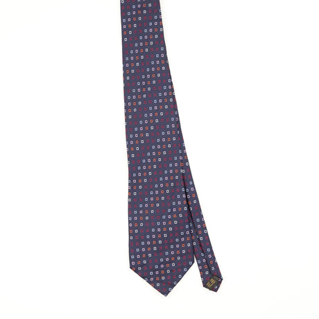Front Front of Vintage 1990's Ermenegildo Zegna Geometric Patterned Tie