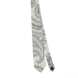 Front Front of Vintage 1990's Yves Saint Laurent Paisley Patterned Tie
