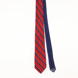 Front of Vintage 1990's Tommy Hilfiger Striped Patterned Tie