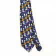Front Front Detail of Vintage Peanuts Snoopy Cartoon Patterned Tie