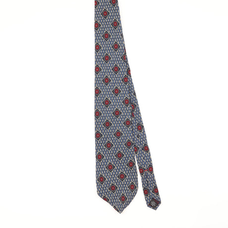 Front of Vintage 1990's Geometric Patterned Tie
