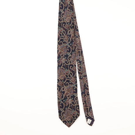 Front of Vintage 1990's Izod Paisley Patterned Tie
