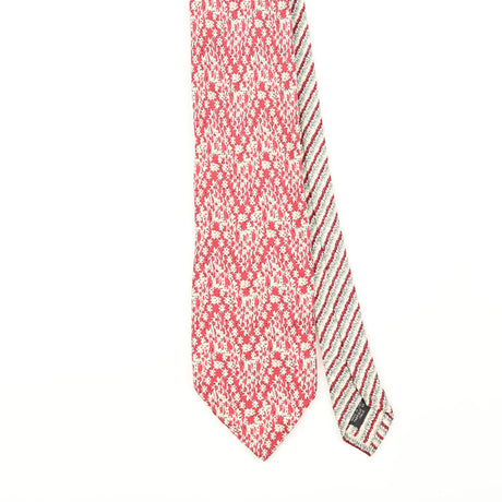 Front Detail of Vintage 1990's Missoni Abstract Patterned Tie