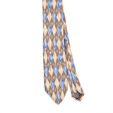 Front Front Detail of Vintage 1990's Diamond Geometric Patterned Tie