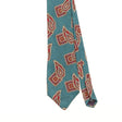 Front Detail of Vintage 1990's Don Loper Paisley Patterned Tie