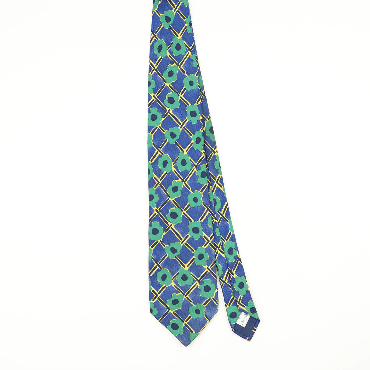 Front Front of Vintage 1990's Givenchy Flowers Floral Patterned Tie