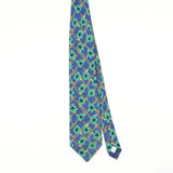 Front Front of Vintage 1990's Givenchy Flowers Floral Patterned Tie