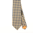 Front Detail of Vintage 1980's Bert Pulitzer Polka Dot Patterned Tie