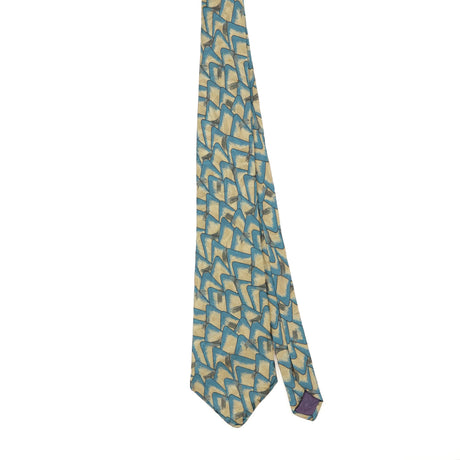 Front Front of Vintage 1990's Guy Laroche Abstract Patterned Tie
