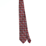 Front Front of Vintage 1990's J.Ferrar Geometric Patterned Tie