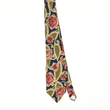 Front Front of Vintage 1990's Abstract Patterned Tie