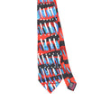 Front Front Detail of Vintage 1990's Pitti Uomo Moda Abstract Patterned Tie