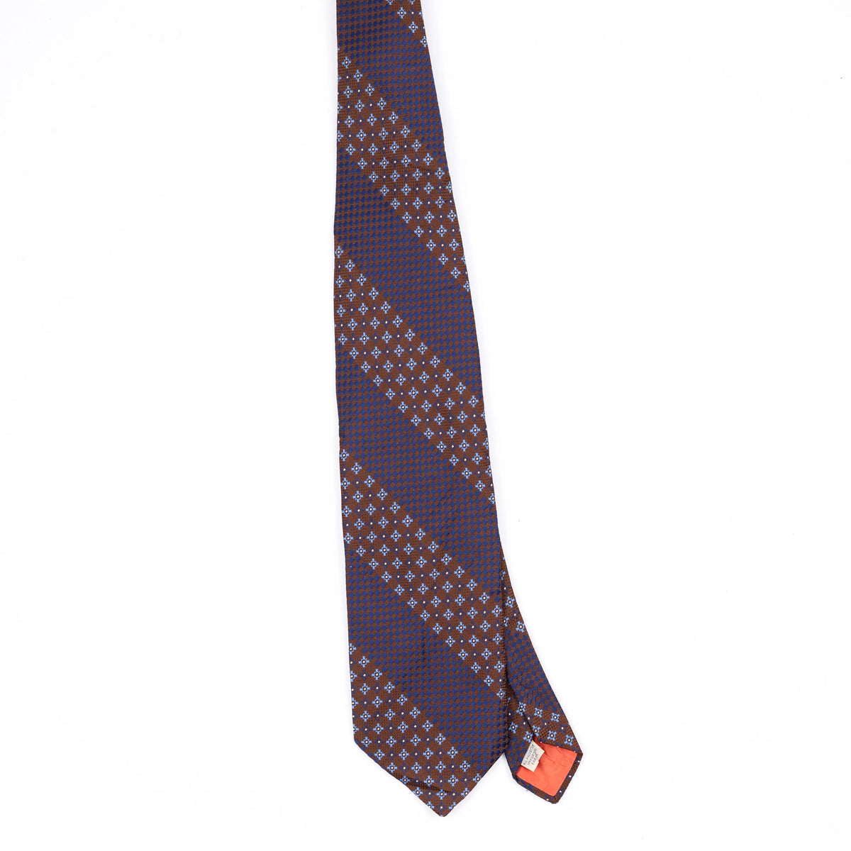 Front Front of Vintage 1980's Geometric Patterned Tie