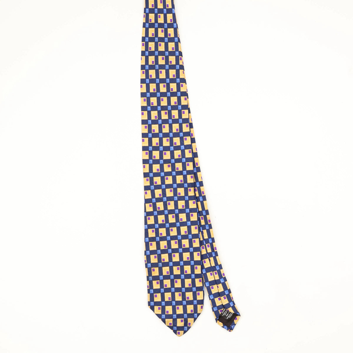 Front Front of Vintage 1990's Geometric Patterned Tie