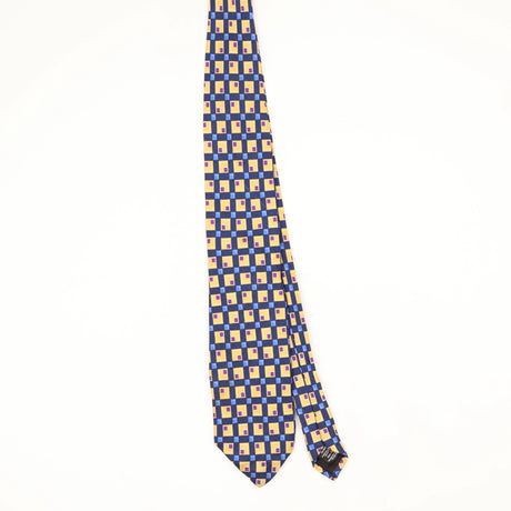 Front Front of Vintage 1990's Geometric Patterned Tie