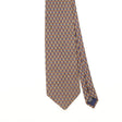 Front Detail of Vintage 1990's Milano Daisies Geometric Patterned Tie
