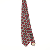 Front of Vintage 1980's Giorgio Armani Geometric Patterned Tie