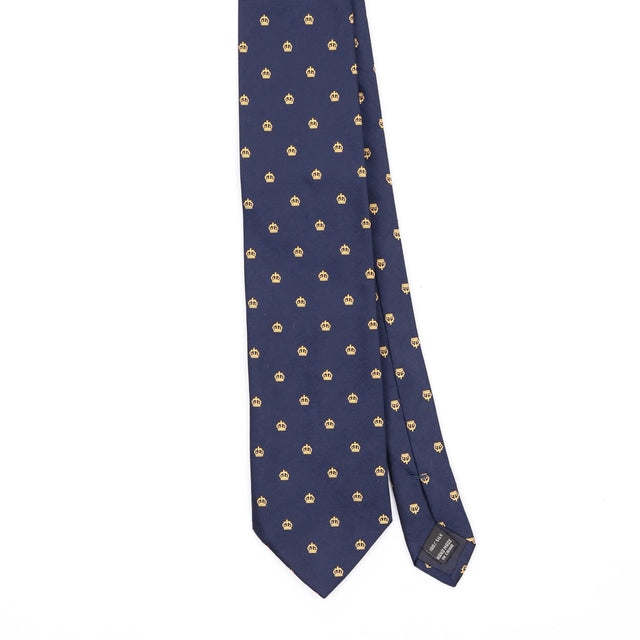 Front Front Detail of Vintage Jos. A. Bank Crown Geometric Patterned Tie