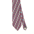 Front Detail of Vintage 1990's Stafford Geometric Patterned Tie