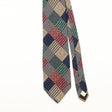 Front Detail of Vintage Check Patterned Tie