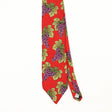 Front Front Detail of Vintage 1990's J.T. Beckett Grapes Floral Patterned Tie