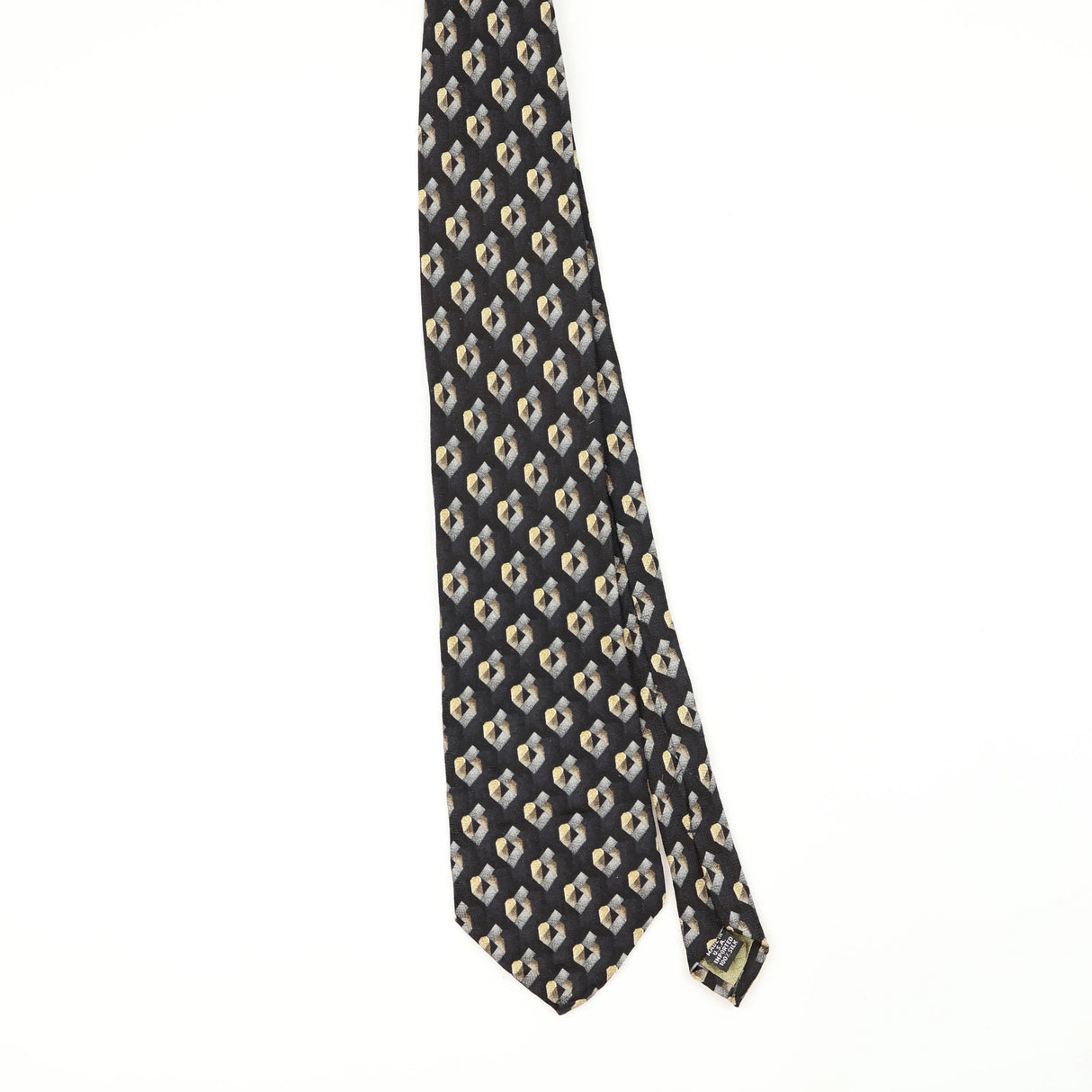 Front Front of Vintage 1990's Geometric Patterned Tie