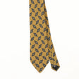Front Front Detail of Vintage 1990's Diamonds Geometric Patterned Tie
