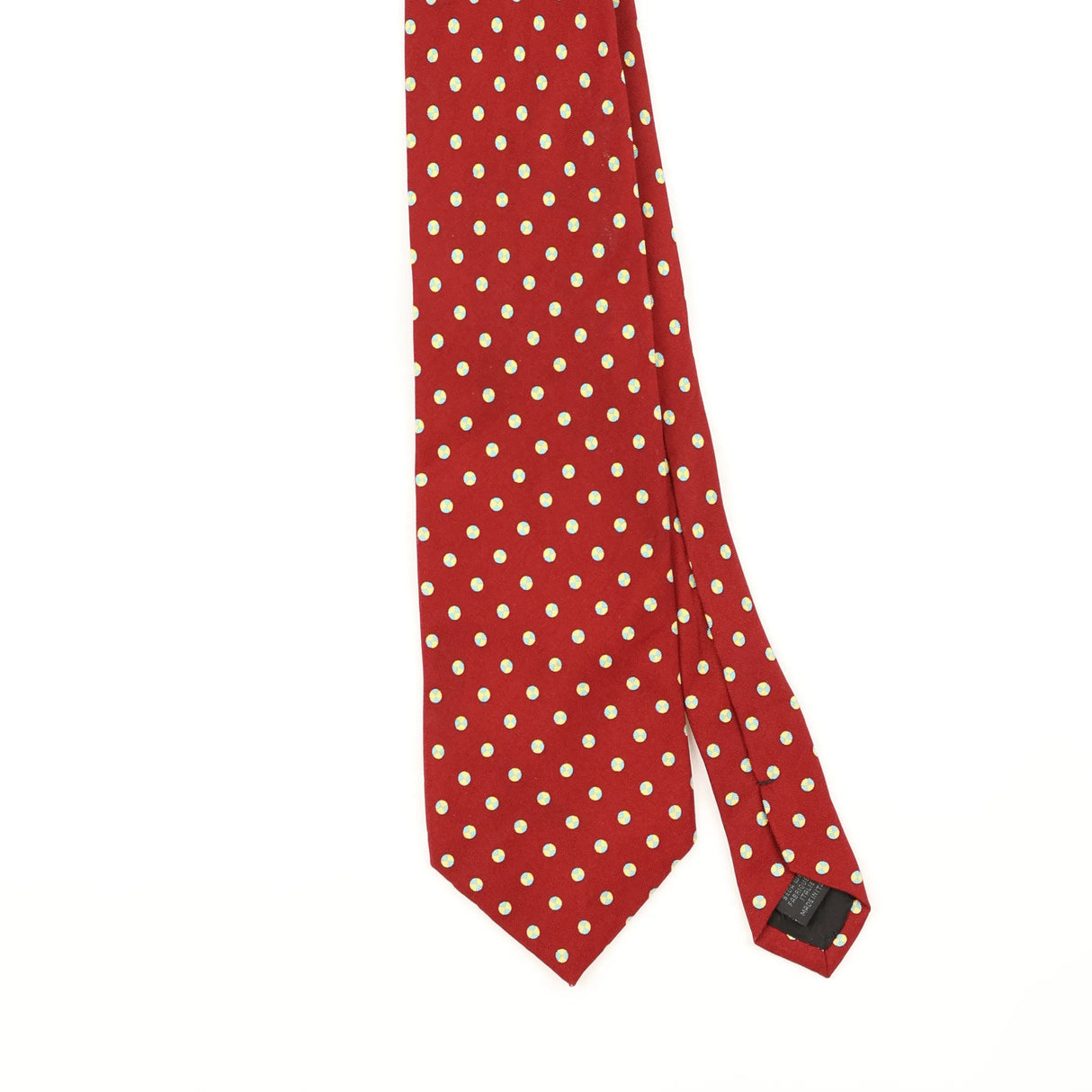 Front Detail of Vintage 1990's Dkny Geometric Patterned Tie