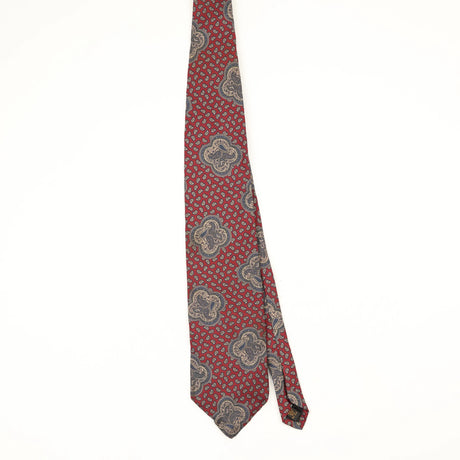 Front Front of Vintage 1990's Croft & Barrow Paisley Patterned Tie