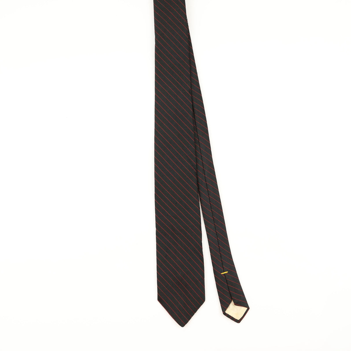 Front of Vintage 1980's Don Loper Striped Patterned Tie