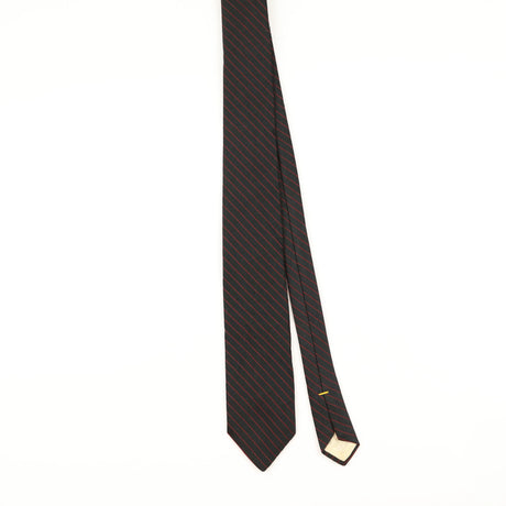 Front of Vintage 1980's Don Loper Striped Patterned Tie