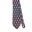 Front Detail of Vintage 1990's Pierre Cardin Geometric Patterned Tie