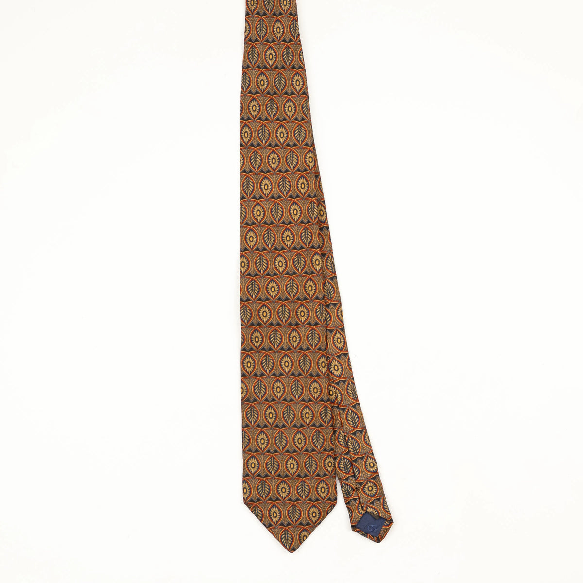 Front Front of Vintage 1990's Valentino Geometric Patterned Tie
