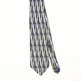 Front Front Detail of Vintage Geometric Patterned Tie